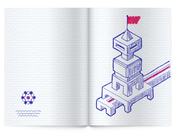 Рисунки по клеточкам в тетради ручкой