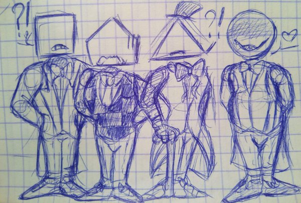 Скетчи в тетради