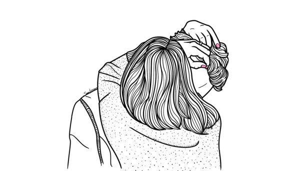 Рисунки для скетчбука девушки черно белые