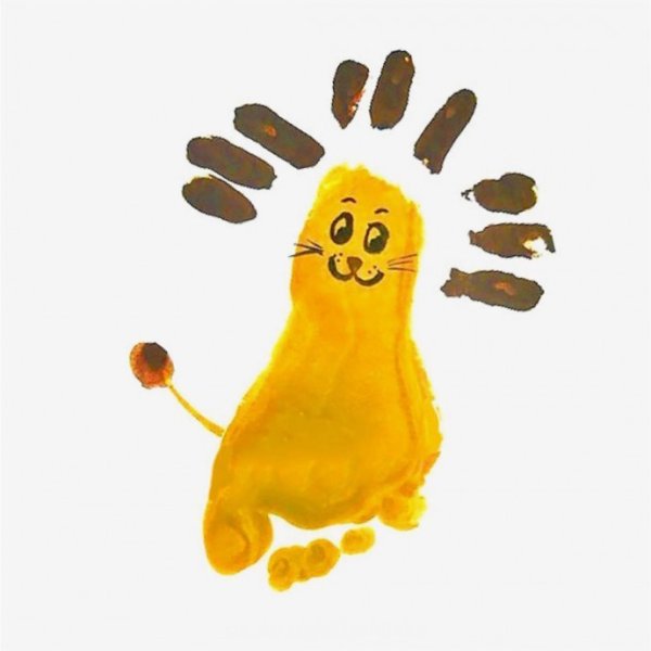 Рисование ладошками и ножками