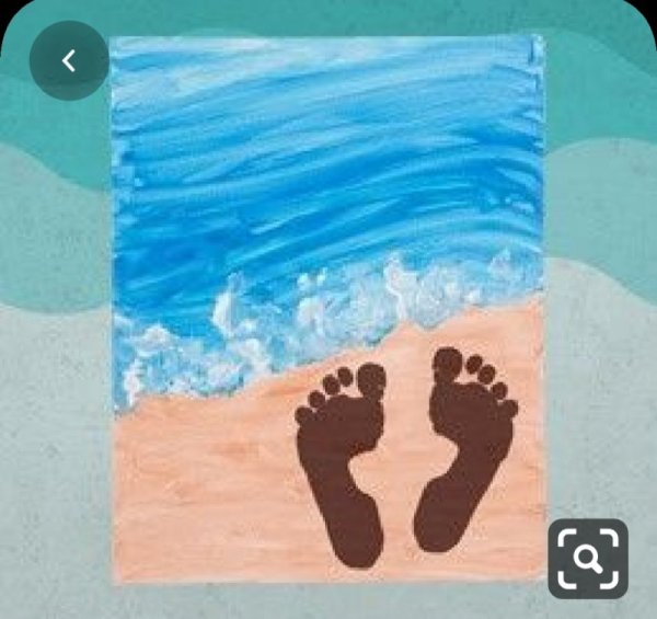 Картина детских ладошек и ступней