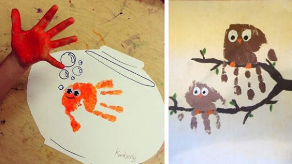 Рисование ладошками и ножками