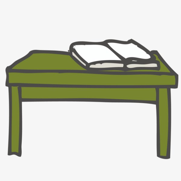 Книжный стол мультяшный