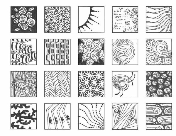 Рисунки ручкой в тетради