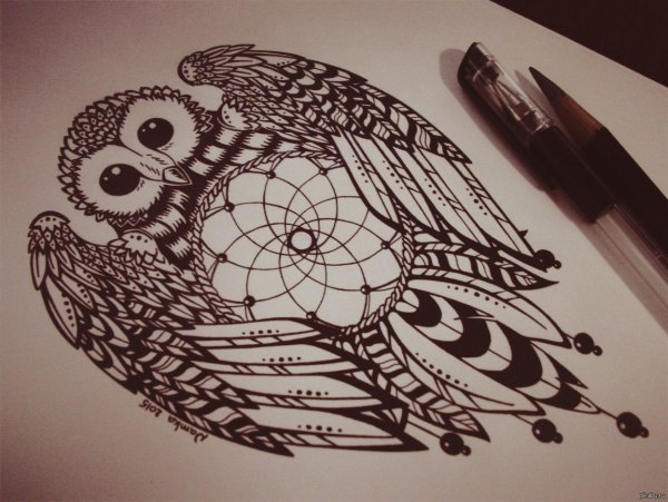 Тату Сова и Ловец снов