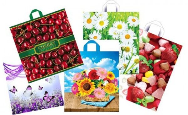 Пакеты с петлевой ручкой с логотипом