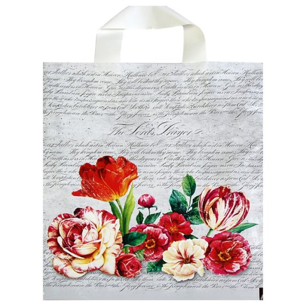 Пакет с петлевой ручкой ПВД 28х35 (55 мкм) "Пробуждение" (25/500 шт.) Интерпак