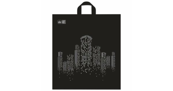 Пакет с петлевой ручкой 45x43 акцент