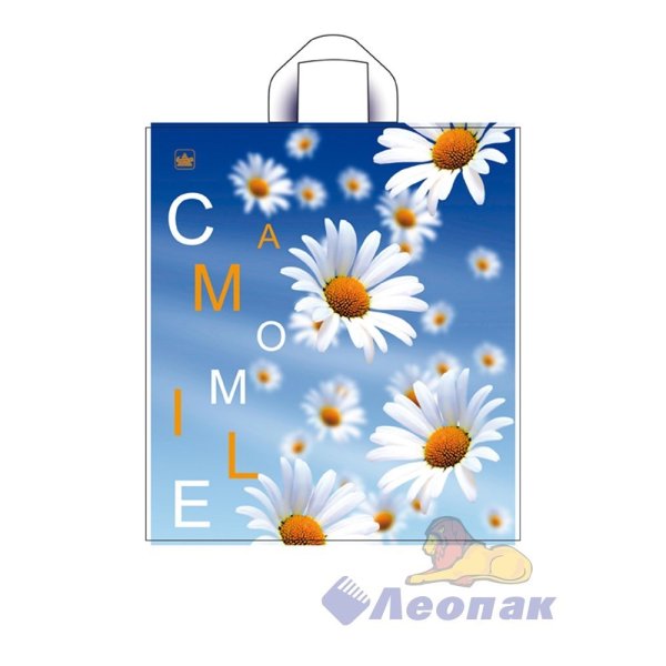 Пакет с петлевой ручкой 38х42+6 (37) (Тико) ПНД (Комильфо)
