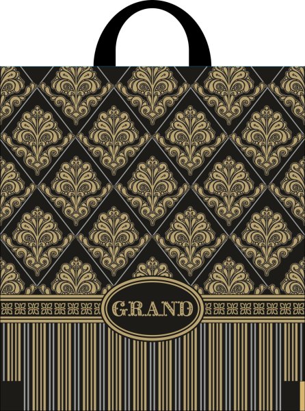 Пакет с петлевой ручкой ПВД 31х35 (90 мкм) "Ричард" (25/250 шт.) Интерпак