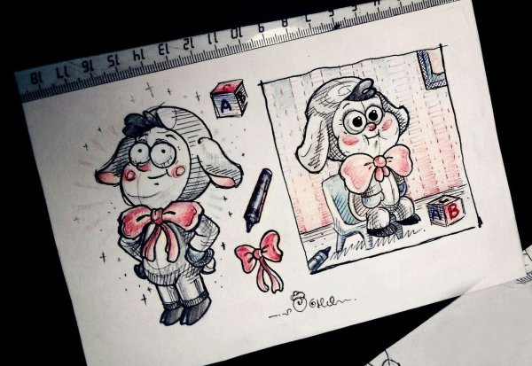 Рисунки фломастерами Гравити Фолз