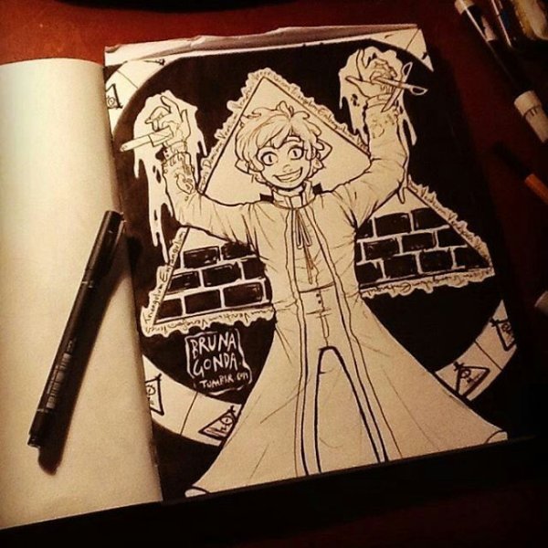 Sketchbook Гравити Фолз