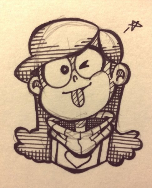 Гравити Фолз рисунки Билла