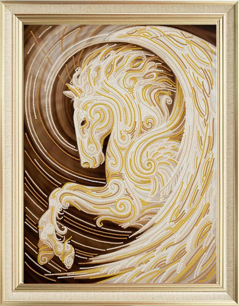 Вышивка бисером Пегас