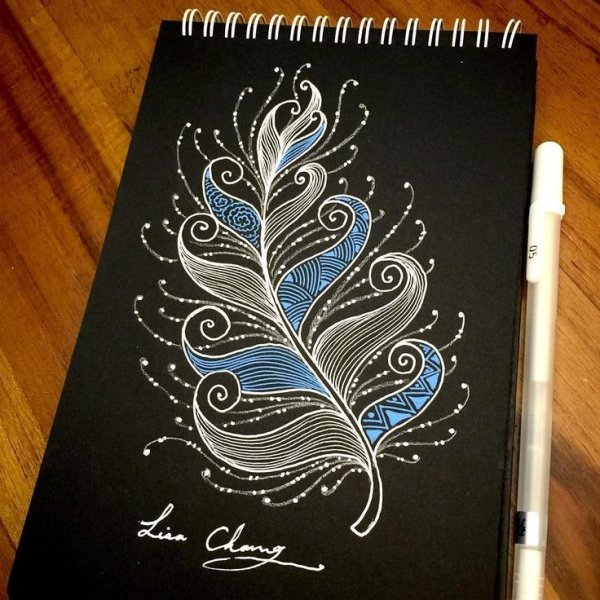 Картина в стиле граттаж город