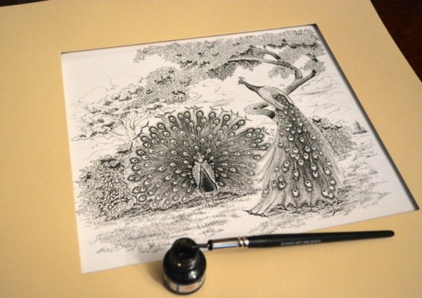 Белая гелевая ручка Sakura