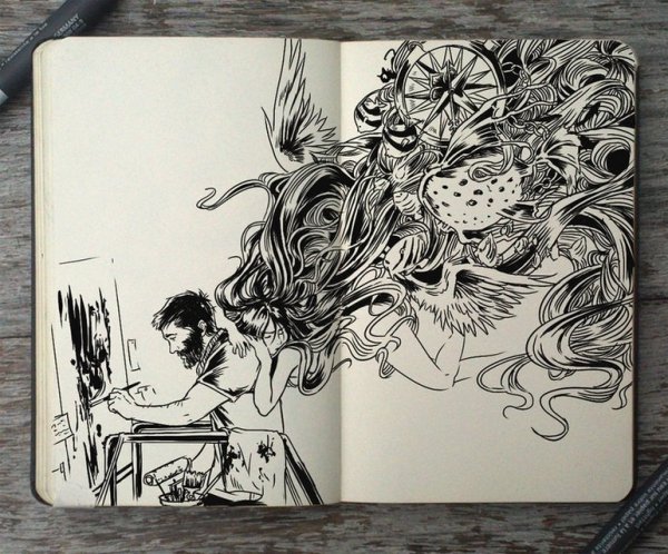 Скетчбук в графике