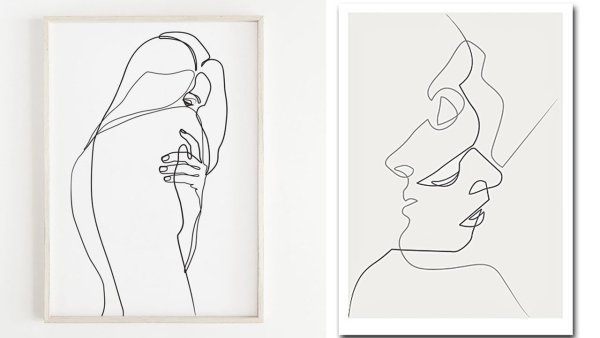 Портрет одной линией Минимализм