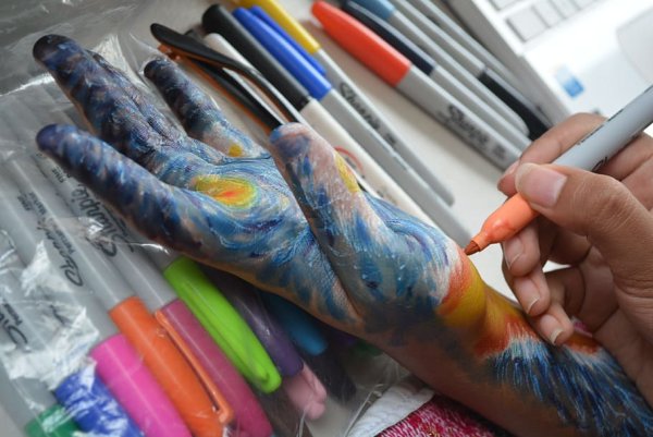 Фломастер для бодиарта