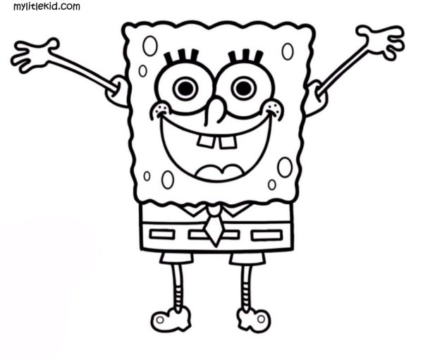 Рисовать страшного Спанч Боба