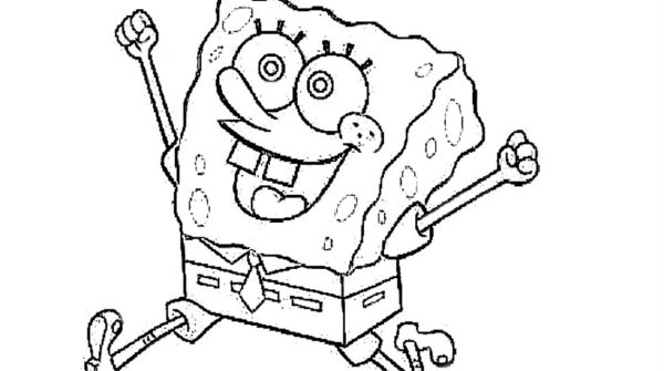 Спанч Боб рисунок карандашом