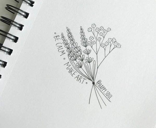 Рисунки ручкой в ежедневник