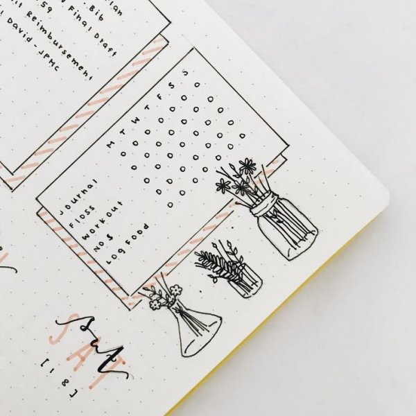 Идеи для блокнота в точечку