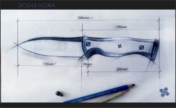 Рукоять для ножа эскизы