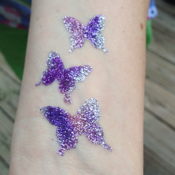 Глиттер тату для детей