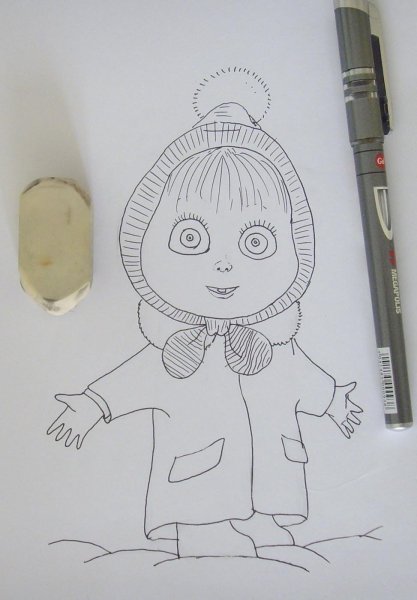 Маша рисунок