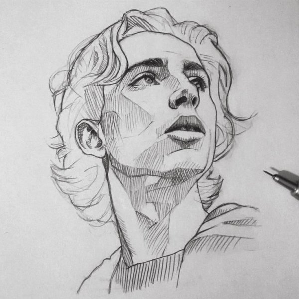 Зарисовки аниме парней