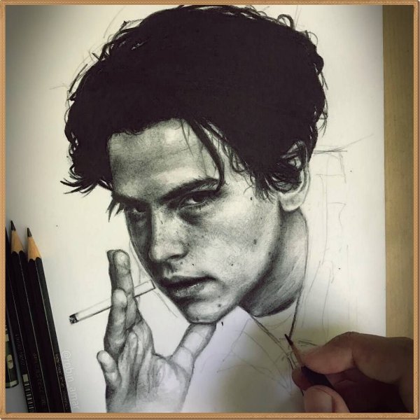 Графический портретный рисунок