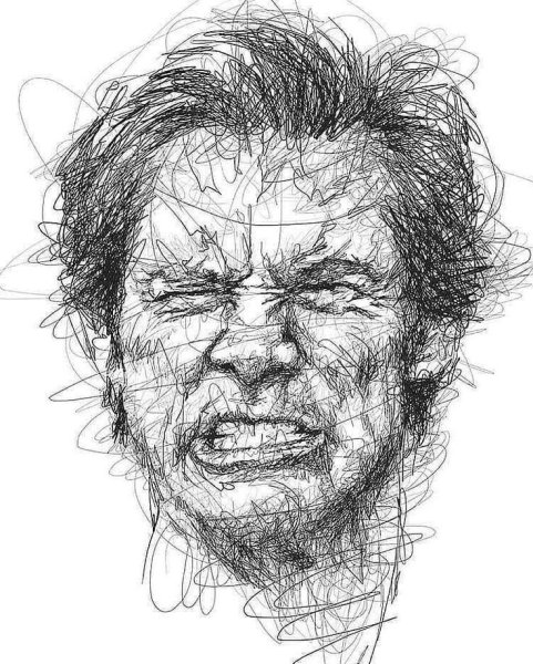 Портрет в графическом стиле