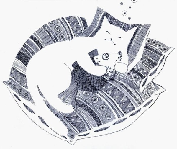 Кот Графика