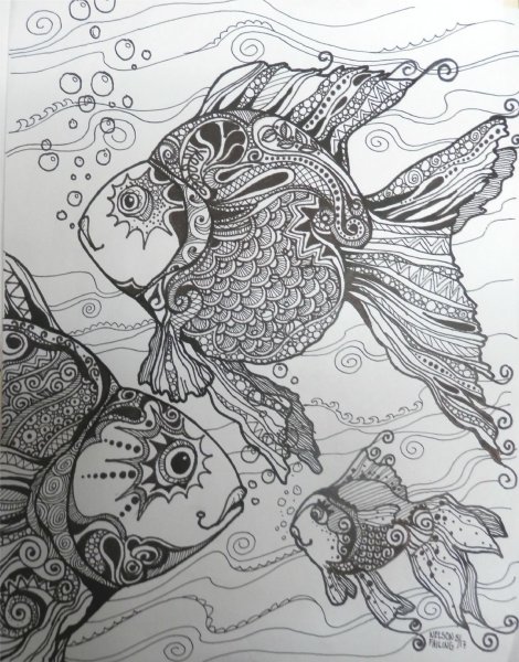 Стилизованная рыба