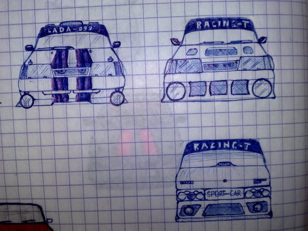 Рисунки для срисовки машины крутые
