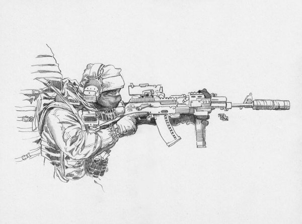 Спецназ эскиз