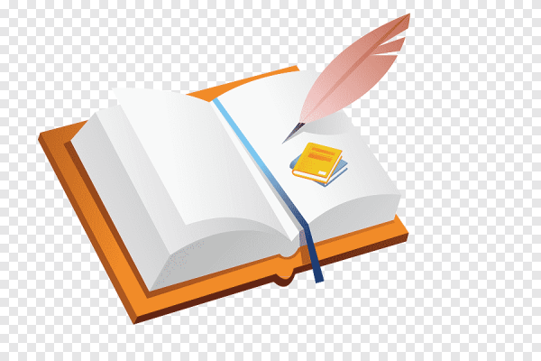 Рисунок раскрытой книги