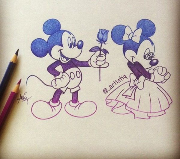 Очень красивые мини рисунки