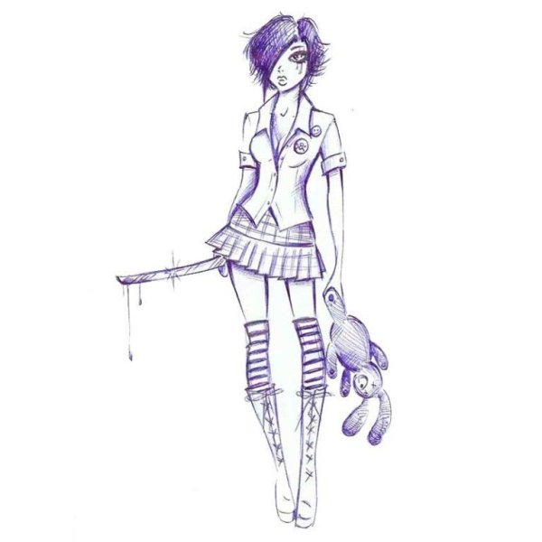 Нарисовать рисунок ручкой