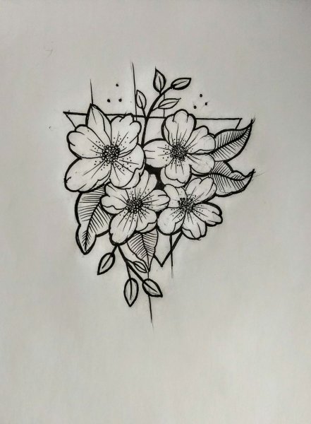 Узоры для рисования цветы