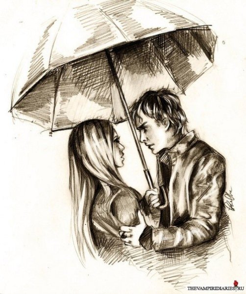 Романтичные рисунки ручкой