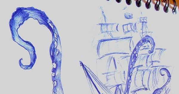 Корабль набросок