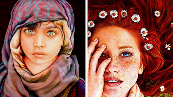 Картины шариковой ручкой Самуэль Сильва