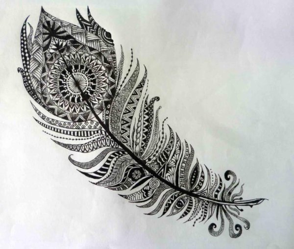 Дудлинг и Зентангл перо