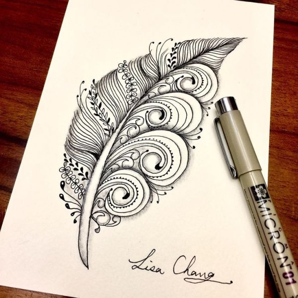 Дудлинг перо