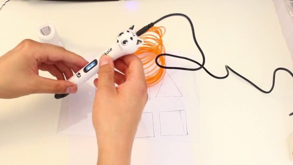 Котики объемные 3 д ручкой