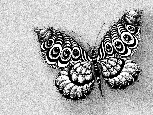 Стилизация бабочки