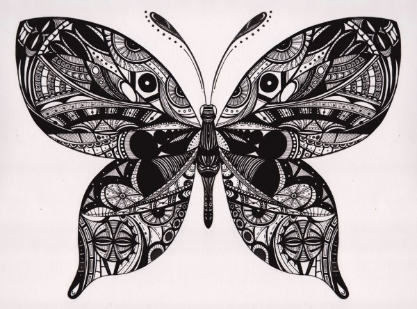 Стилизация бабочки