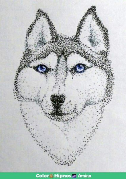 Рисунки чёрной гелевой ручкой собака